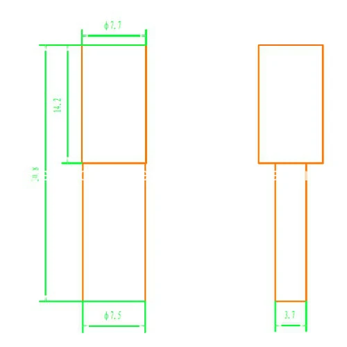 2.2mA Đèn đèn neon IP65 Đèn đèn neon hiển thị Màu minh bạch 1